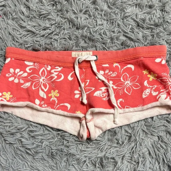 Rare Y2k Aeropostale Coral Floral Shorts - Picture 4 of 14